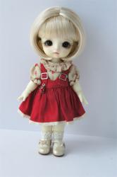 Cute Short BJD Synthetic Mohair Doll Wig JD765