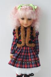 Newly Fashion Curly Mohair BJD Doll Wigs JD852