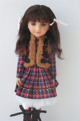 Pretty Short Curly Mohair BJD Doll Wigs JD850