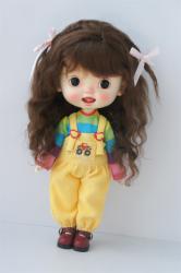 Pretty Short Curly Mohair BJD Doll Wigs JD850