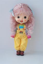 Pretty Short Curly Mohair BJD Doll Wigs JD850