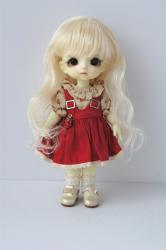 Pretty Short Curly Mohair BJD Doll Wigs JD842