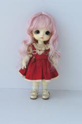 Pretty Short Curly Mohair BJD Doll Wigs JD842