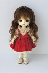 Pretty Short Curly Mohair BJD Doll Wigs JD842