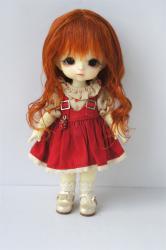 Pretty Short Curly Mohair BJD Doll Wigs JD842