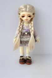  JD763 Pretty Long Braids BJD Synthetic Mohair Doll Wig 