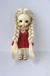  JD763 Pretty Long Braids BJD Synthetic Mohair Doll Wig 