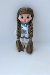  JD763 Pretty Long Braids BJD Synthetic Mohair Doll Wig 