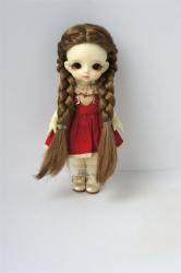  JD763 Pretty Long Braids BJD Synthetic Mohair Doll Wig 