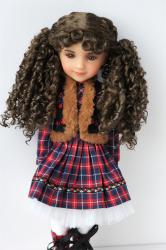 Cute Long Curly BJD Synthetic Mohair Doll Wigs JD741