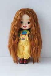 Pretty Curly BJD Synthetic Mohair Doll Wigs JD706