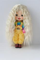 Pretty Curly BJD Synthetic Mohair Doll Wigs JD706