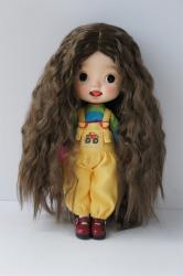 Pretty Curly BJD Synthetic Mohair Doll Wigs JD706