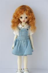 Newly Short Curly BJD Mohair Doll Wigs JD738