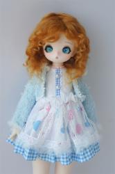 Newly Short Curly BJD Mohair Doll Wigs JD738