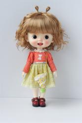 Lovely Up Style BJD Synthetic Mohair Doll Wigs JD544