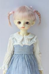 Lovely Twin Tail Mohair BJD Doll Wigs JD540