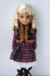 Classic Curly BJD Synthetic Mohair Doll Wigs JD380