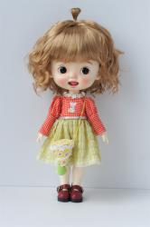 Cute Up Style BJD Synthetic Mohair Doll Wigs JD375