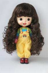 Long Curly  BJD Synthetic Mohair  Doll Wig JD311