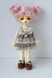 Lovely Short Double Braid BJD Doll Wigs Mohair JD269