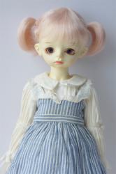 Lovely Twin Tail BJD Mohair Doll Wigs JD203