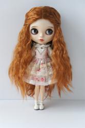 Long Princess Curly Doll Wigs Synthetic Mohair JD119