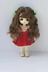 Newly Soft Material Curly BJD Synthetic Mohair Doll Wig JD856