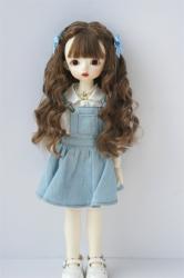 Newly Soft Material Curly BJD Synthetic Mohair Doll Wig JD856