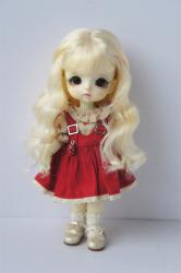 Newly Soft Material Curly BJD Synthetic Mohair Doll Wig JD855