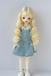 Newly Soft Material Curly BJD Synthetic Mohair Doll Wig JD855