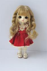 Newly Soft Material Curly BJD Synthetic Mohair Doll Wig JD854