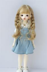 Newly Soft Material Curly BJD Synthetic Mohair Doll Wig JD854