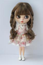 Newly Soft Material Curly BJD Synthetic Mohair Doll Wig JD854