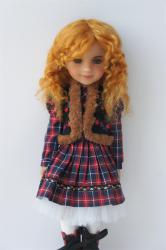 Newly Short Curly BJD Mohair Doll Wigs JD738