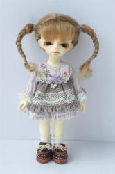 Lovely Long Mohair Twin Tail BJD Doll Wigs JD551