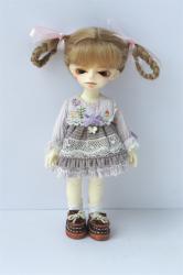 Lovely Twin Tail  BJD Mohair Wigs JD646