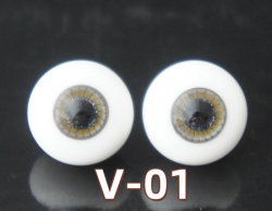V-01 BJD Glass Eyes Round Eyes With Handle
