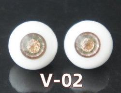 V-02 BJD Glass Eyes Round Eyes With Handle