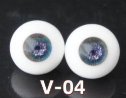 V-04 BJD Glass Eyes Round Eyes With Handle