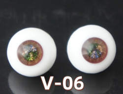 V-06 BJD Glass Eyes Round Eyes With Handle