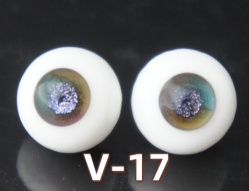 V-17 BJD Glass Eyes Round Eyes With Handle