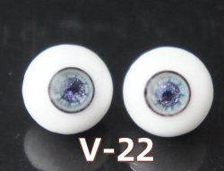 V-22 BJD Glass Eyes Round Eyes With Handle