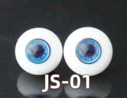 JS-01 BJD Glass Eyes Hand Made Doll Eyeballs Round Eyes With Handle