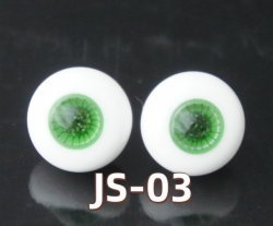 JS-03 BJD Glass Eyes Hand Made Doll Eyeballs Round Eyes With Handle