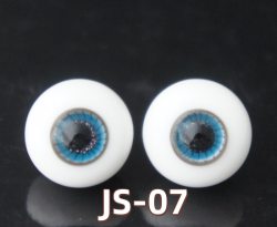 JS-07 BJD Glass Eyes Hand Made Doll Eyeballs Round Eyes With Handle