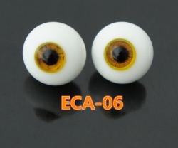ECA-06 BJD Glass Eyes Hand Made Doll Eyeballs Round Eyes With Handle