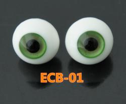 ECB-01 BJD Glass Eyes Hand Made Doll Eyeballs Round Eyes With Handle