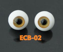 ECB-02 BJD Glass Eyes Hand Made Doll Eyeballs Round Eyes With Handle