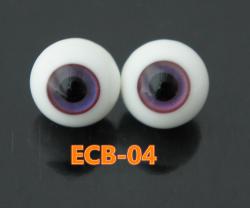 ECB-04 BJD Glass Eyes Hand Made Doll Eyeballs Round Eyes With Handle